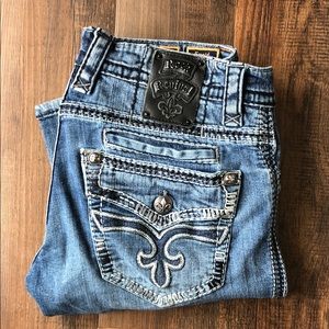 Men’s Rock Revival Jeans, Size 32